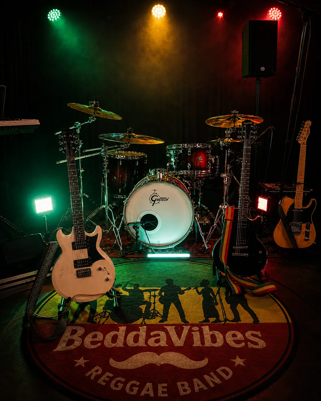 BeddaVibes band reggae in Sicilia durante un concerto live davanti al pubblico